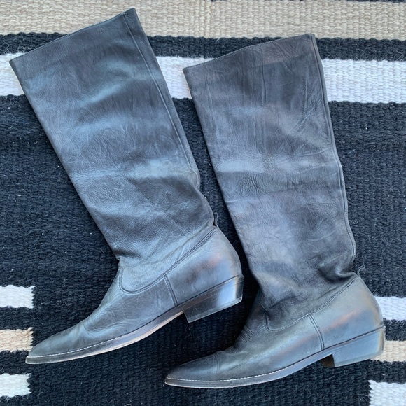 Donald J. Pliner Western Slouch Boots Size 7 - Picture 2 of 9